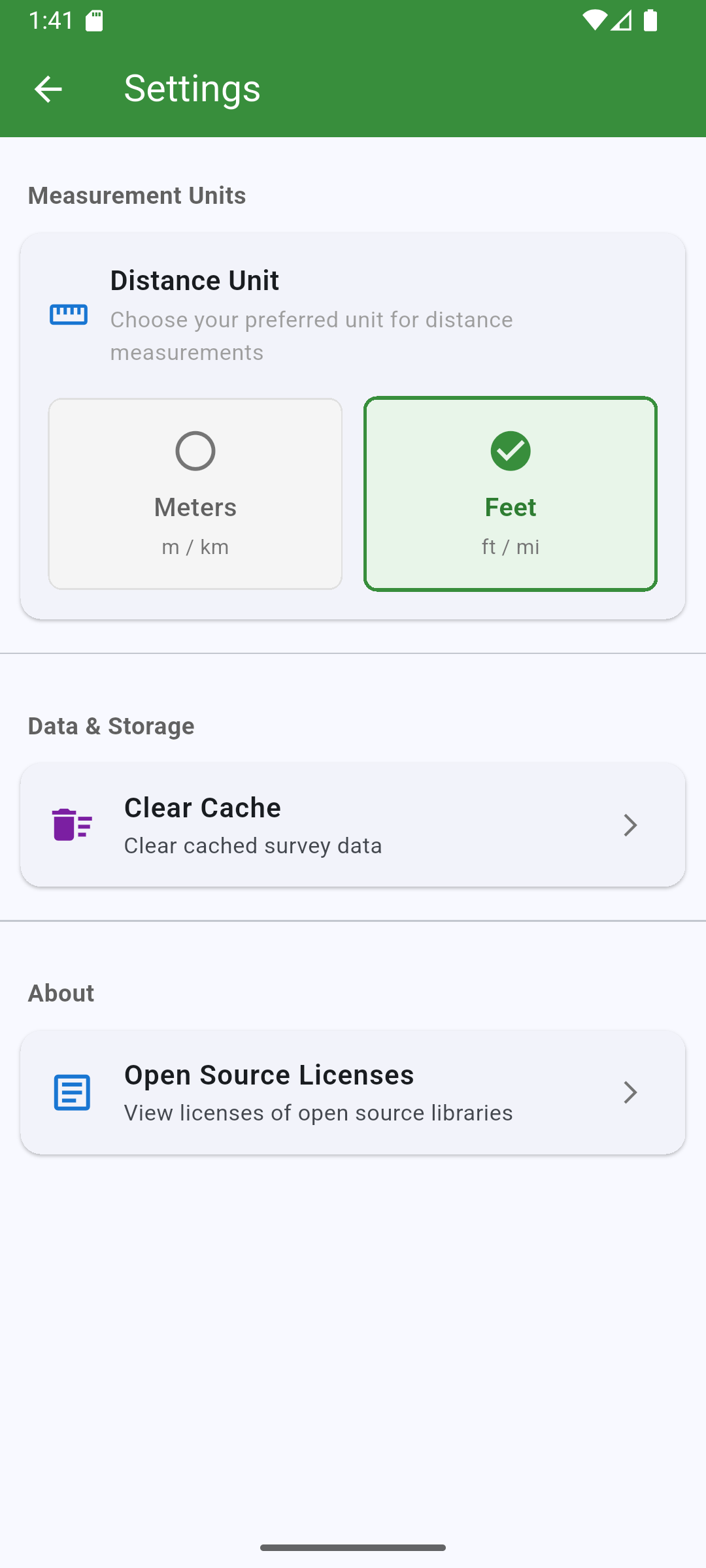 Telangana LandGrid app distance measurement feature